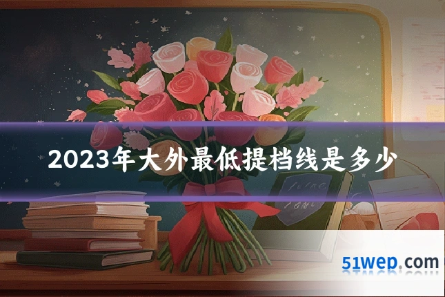 2023年大外最低提档线是多少