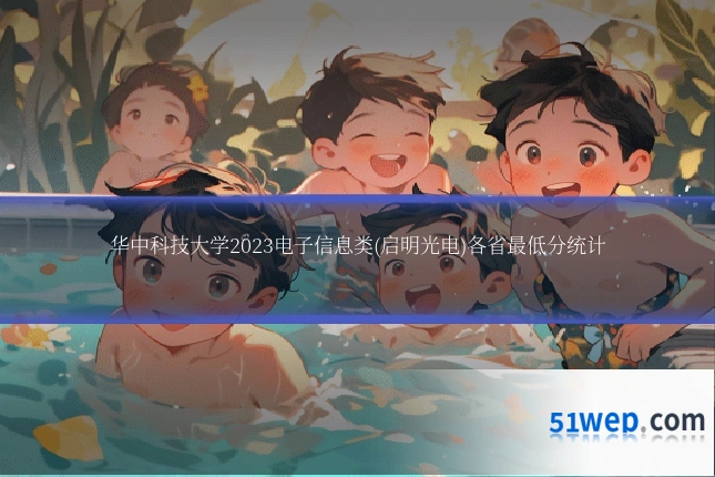 华中科技大学2023电子信息类(启明光电)各省最低分统计