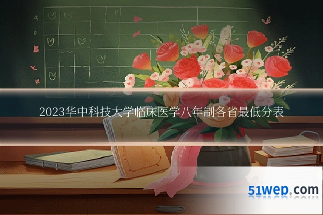 2023华中科技大学临床医学八年制各省最低分表