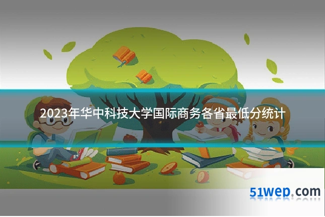 2023年华中科技大学国际商务各省最低分统计
