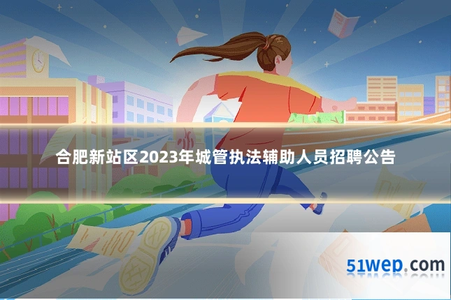 合肥新站区2023年城管执法辅助人员招聘公告
