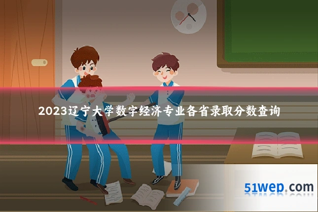 2023辽宁大学数字经济专业各省录取分数查询