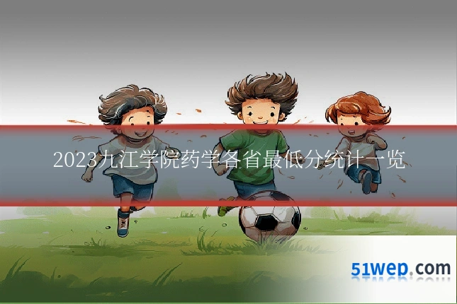 2023九江学院药学各省最低分统计一览