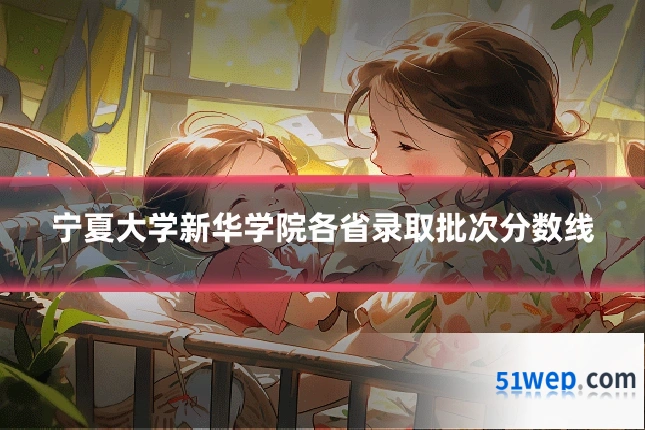 宁夏大学新华学院各省录取批次分数线