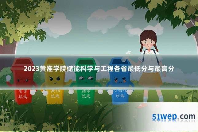 2023黄淮学院储能科学与工程各省最低分与最高分