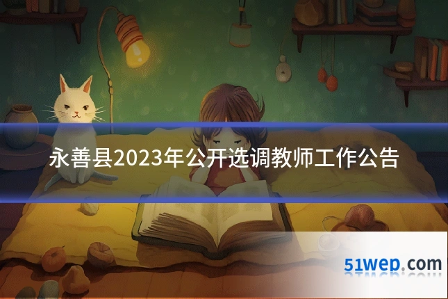 永善县2023年公开选调教师工作公告