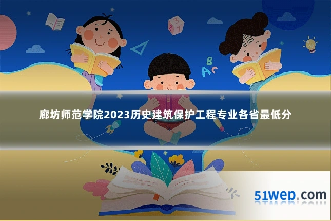 廊坊师范学院2023历史建筑保护工程专业各省最低分
