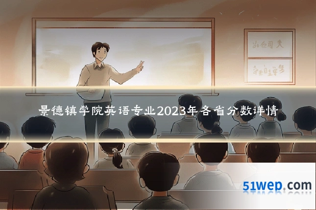 景德镇学院英语专业2023年各省分数详情