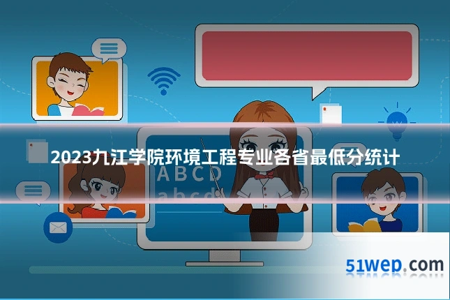 2023九江学院环境工程专业各省最低分统计