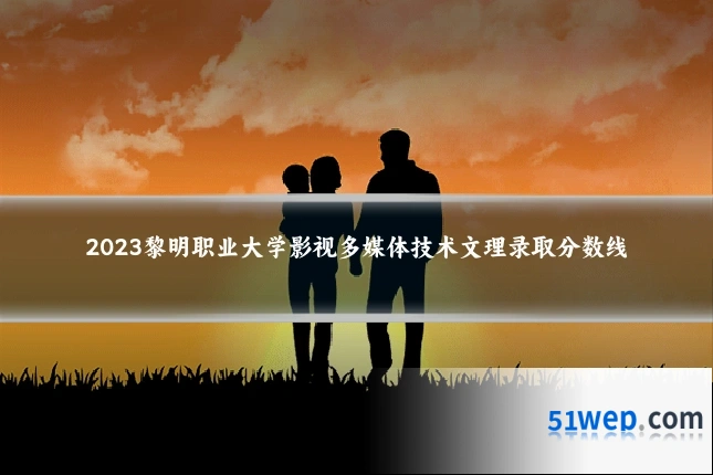 2023黎明职业大学影视多媒体技术文理录取分数线