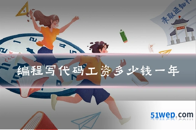 编程写代码工资多少钱一年