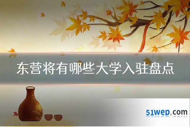 东营将有哪些大学入驻盘点