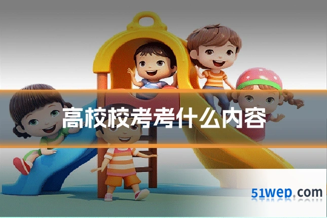 高校校考考什么内容