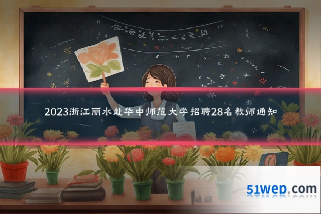 2023浙江丽水赴华中师范大学招聘28名教师通知