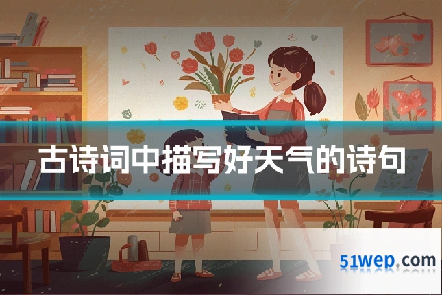 古诗词中描写好天气的诗句