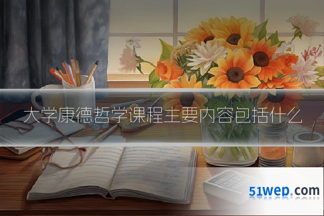 大学康德哲学课程主要内容包括什么
