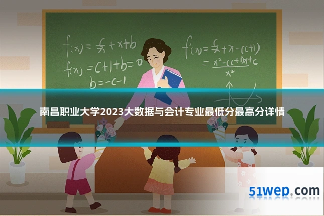 南昌职业大学2023大数据与会计专业最低分最高分详情
