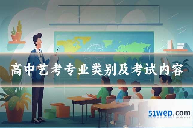 高中艺考专业类别及考试内容