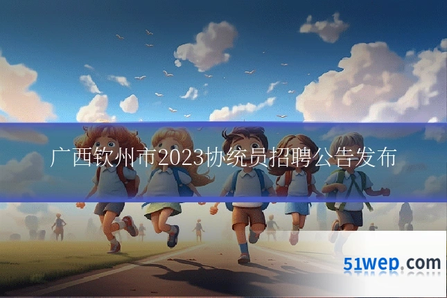 广西钦州市2023协统员招聘公告发布