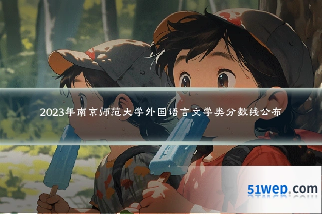 2023年南京师范大学外国语言文学类分数线公布