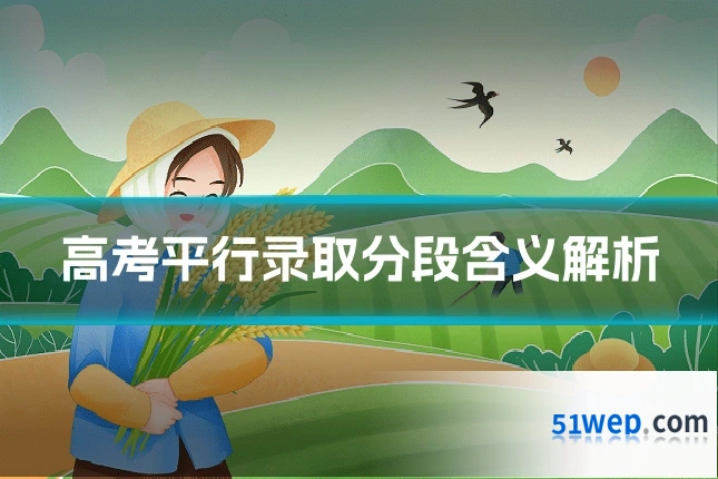 高考平行录取分段含义解析