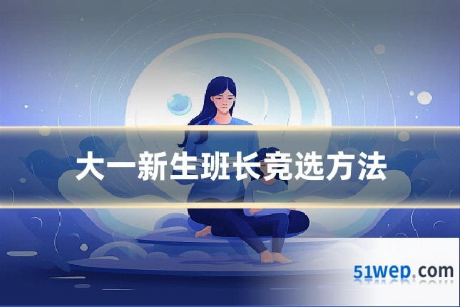大一新生班长竞选方法