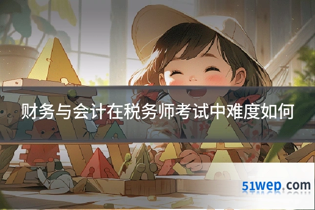 财务与会计在税务师考试中难度如何