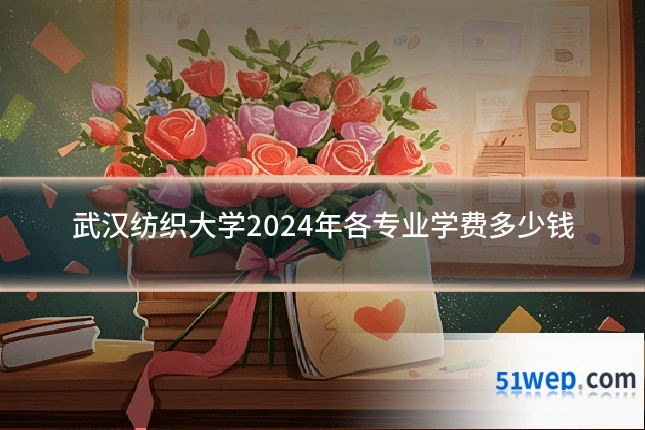 武汉纺织大学2024年各专业学费多少钱
