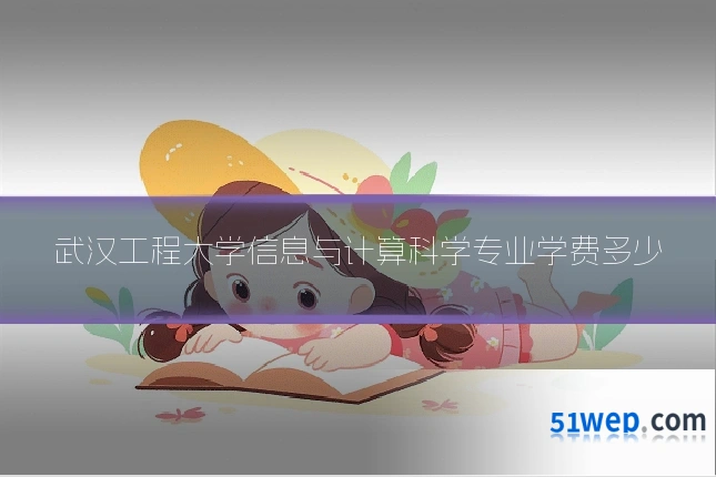 武汉工程大学信息与计算科学专业学费多少