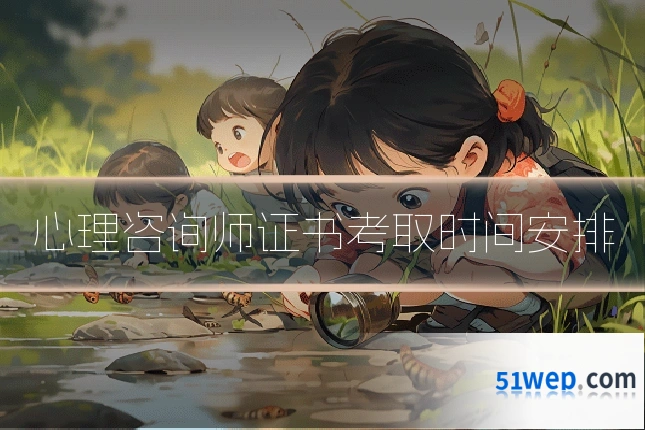 心理咨询师证书考取时间安排