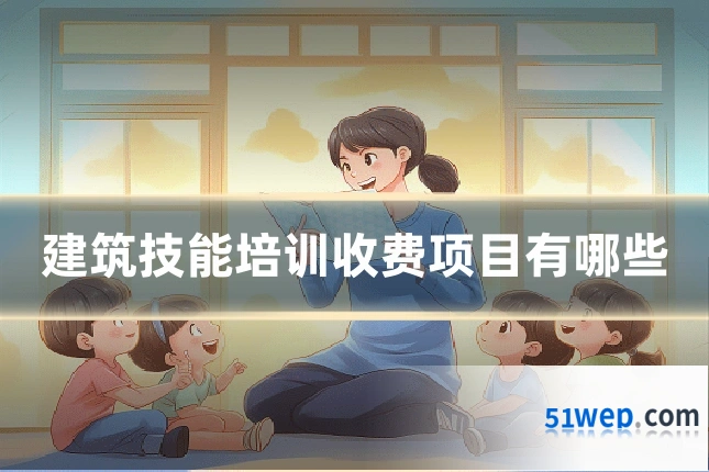 建筑技能培训收费项目有哪些