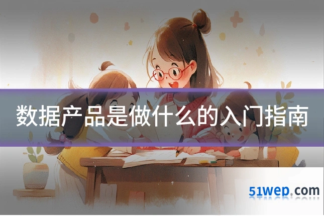 数据产品是做什么的入门指南