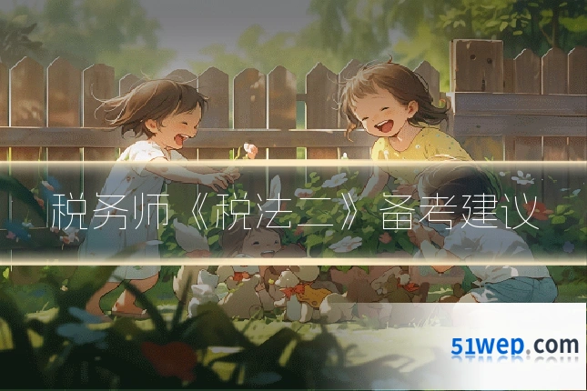 税务师《税法二》备考建议