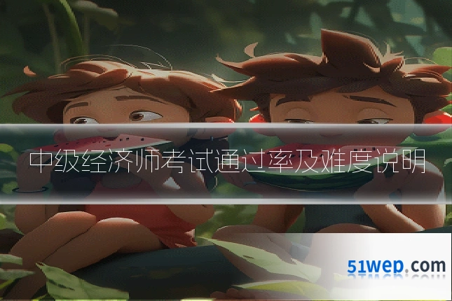 中级经济师考试通过率及难度说明