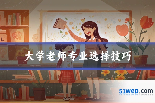 大学老师专业选择技巧