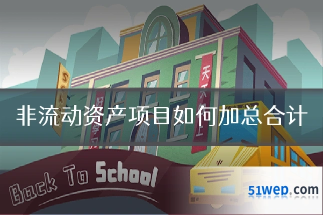 非流动资产项目如何加总合计