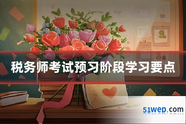 税务师考试预习阶段学习要点