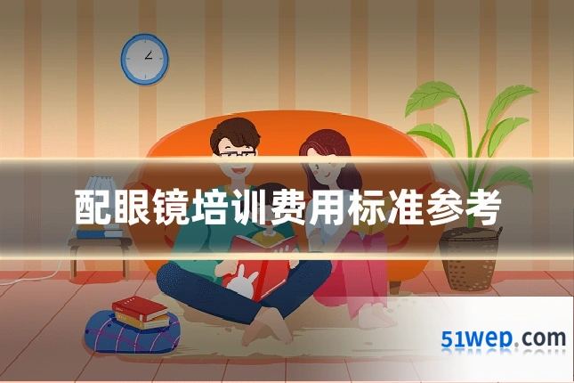 配眼镜培训费用标准参考