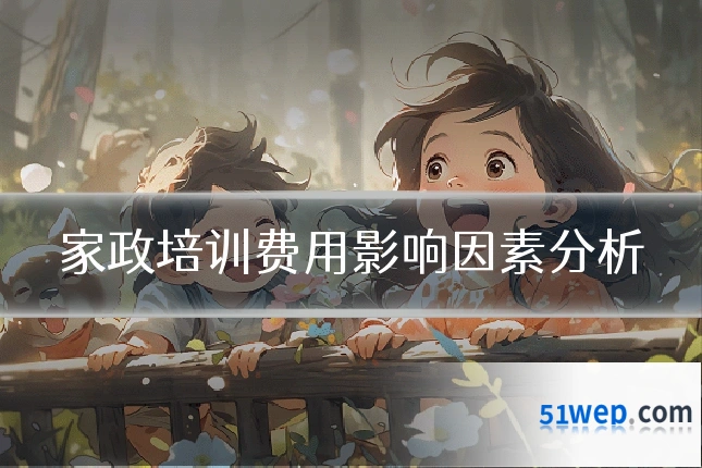 家政培训费用影响因素分析