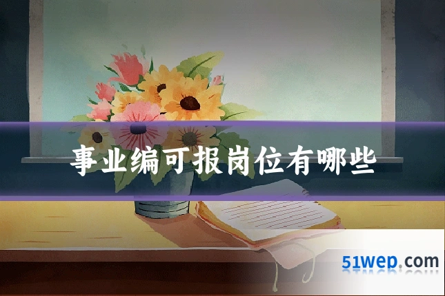 事业编可报岗位有哪些