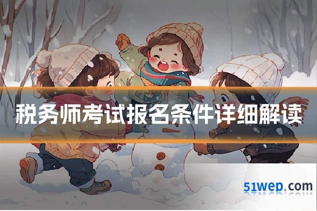 税务师考试报名条件详细解读