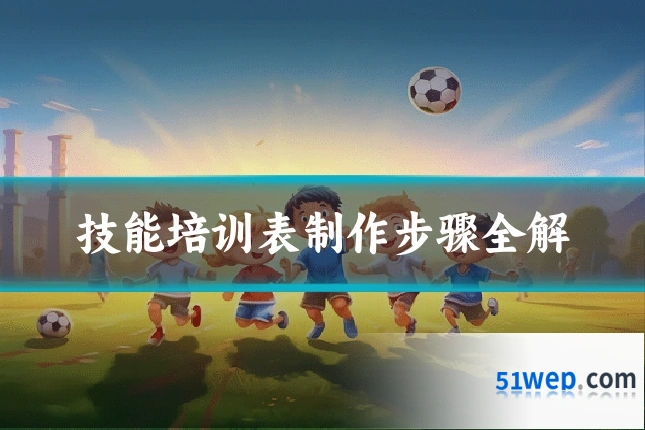 技能培训表制作步骤全解