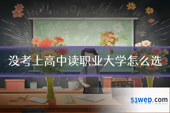 没考上高中读职业大学怎么选