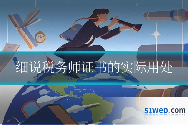 细说税务师证书的实际用处