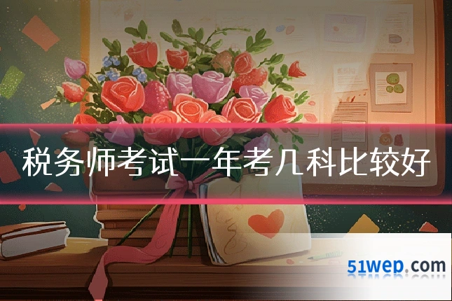 税务师考试一年考几科比较好