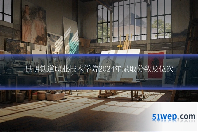昆明铁道职业技术学院2024年录取分数及位次
