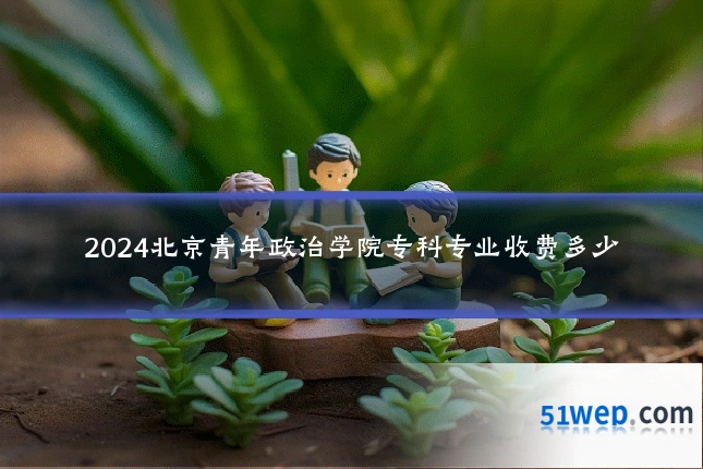 2024北京青年政治学院专科专业收费多少