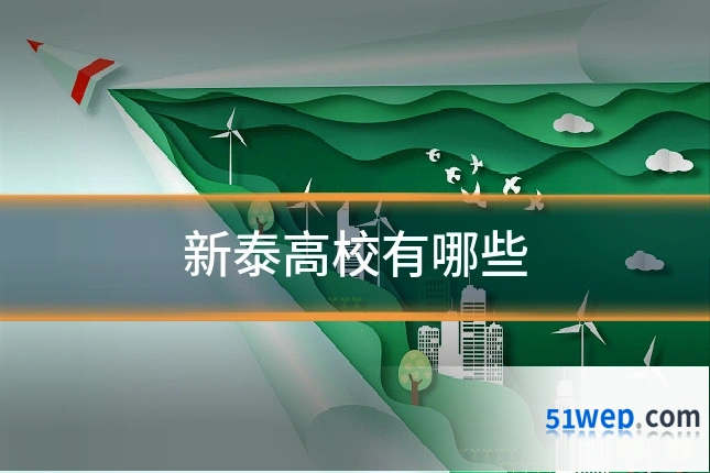 新泰高校有哪些