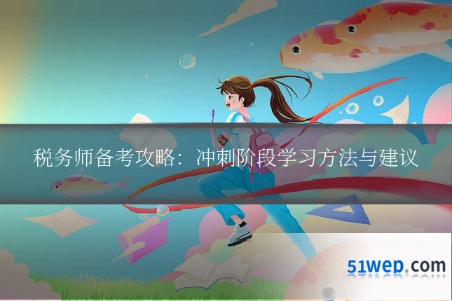 税务师备考攻略:冲刺阶段学习方法与建议