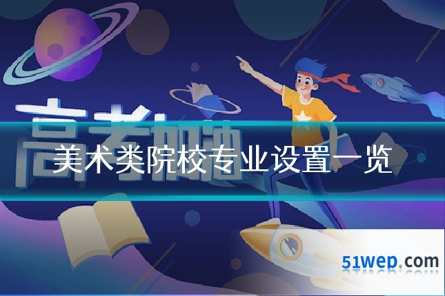 美术类院校专业设置一览